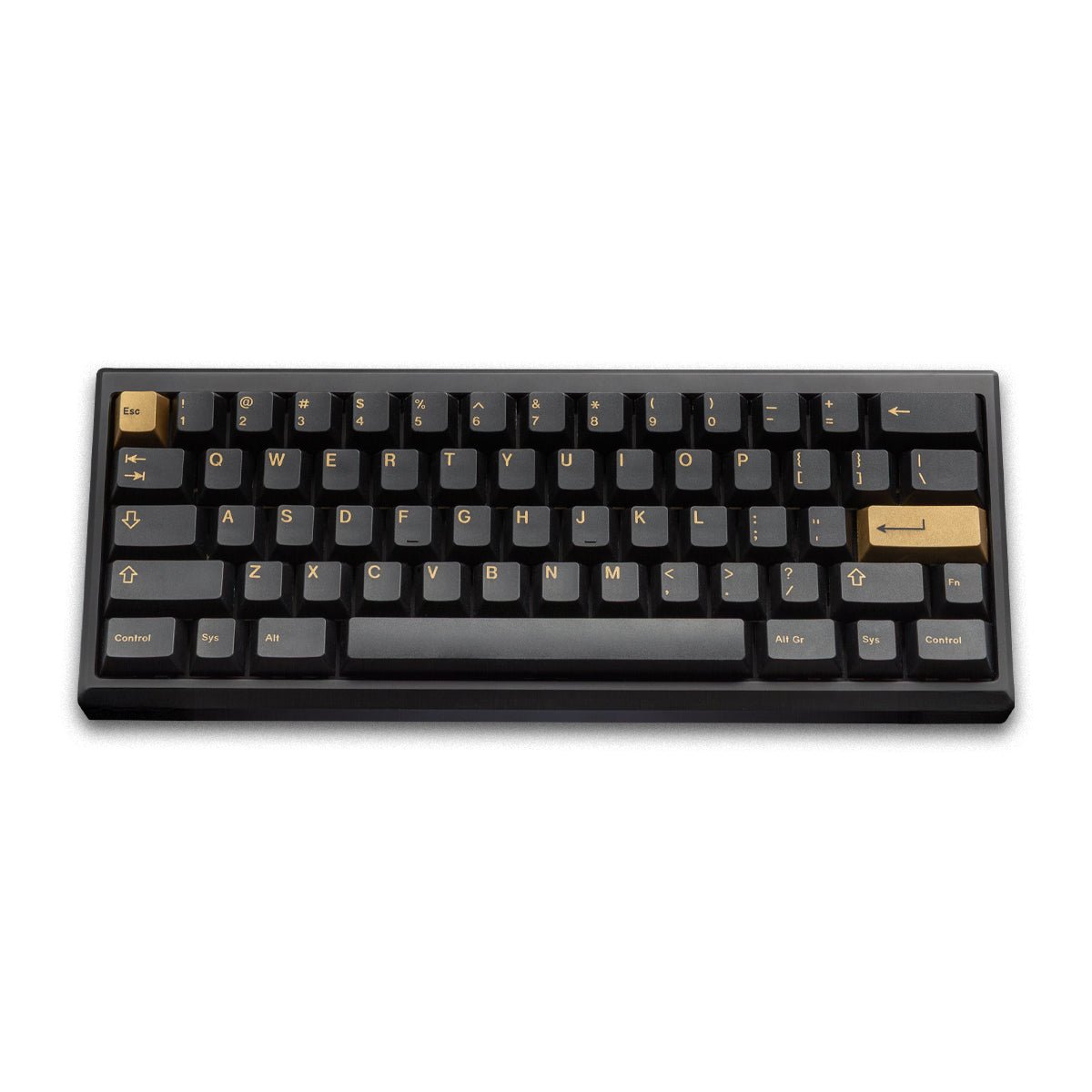 RAE Aurum Keyboard with KKB Mixed Retro Light Keycaps