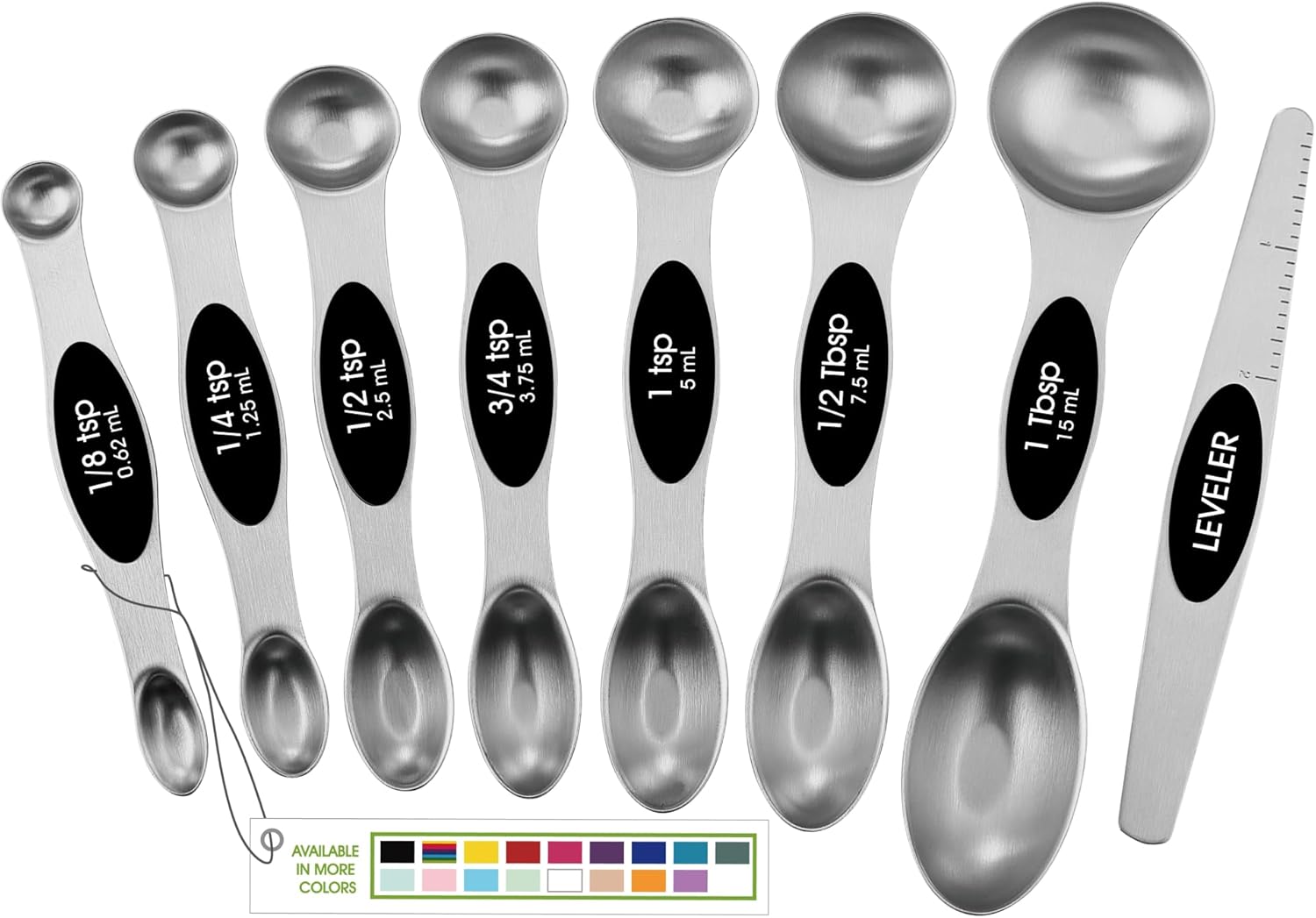 Spring Chef Stainless Steel Magnetic Measuring Spoon Set