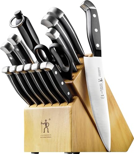 Henckels 15-Piece German Knife Set with Block