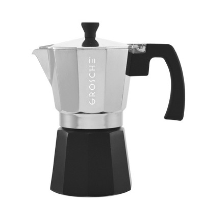 GROSCHE Milano Steel Stainless Moka Pot