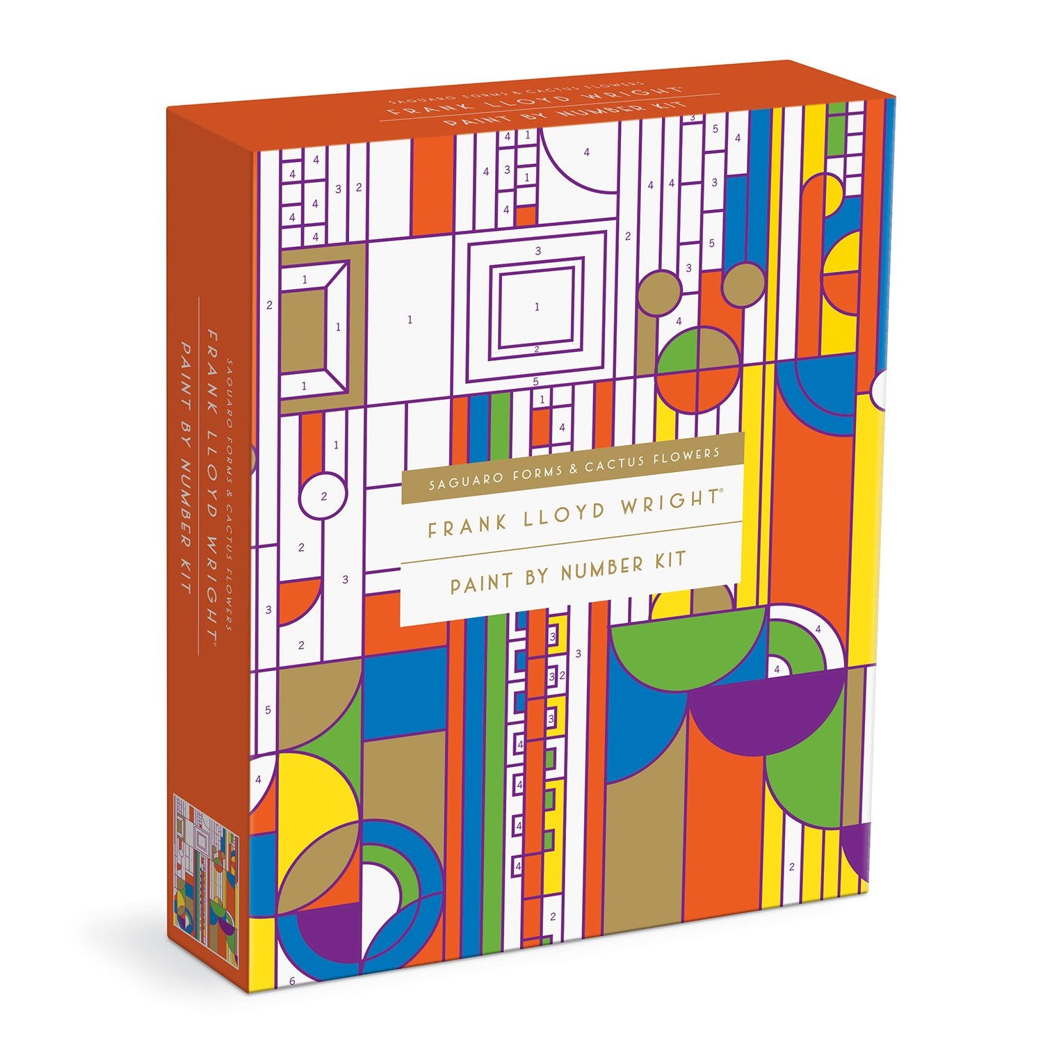 Galison Frank Lloyd Wright Paint-by-Numbers Kit