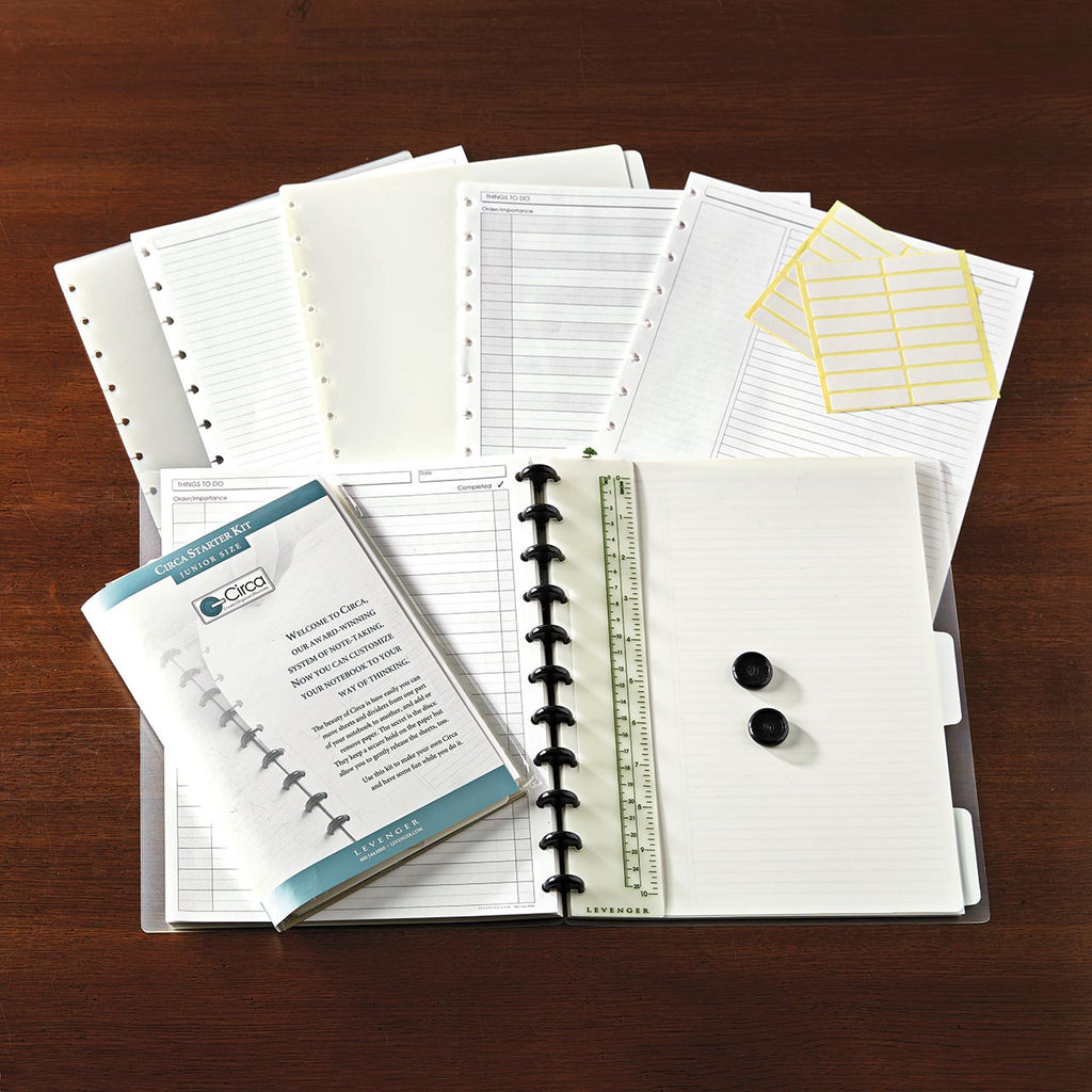 Levenger Circa Customizable Notebook System Starter Pack