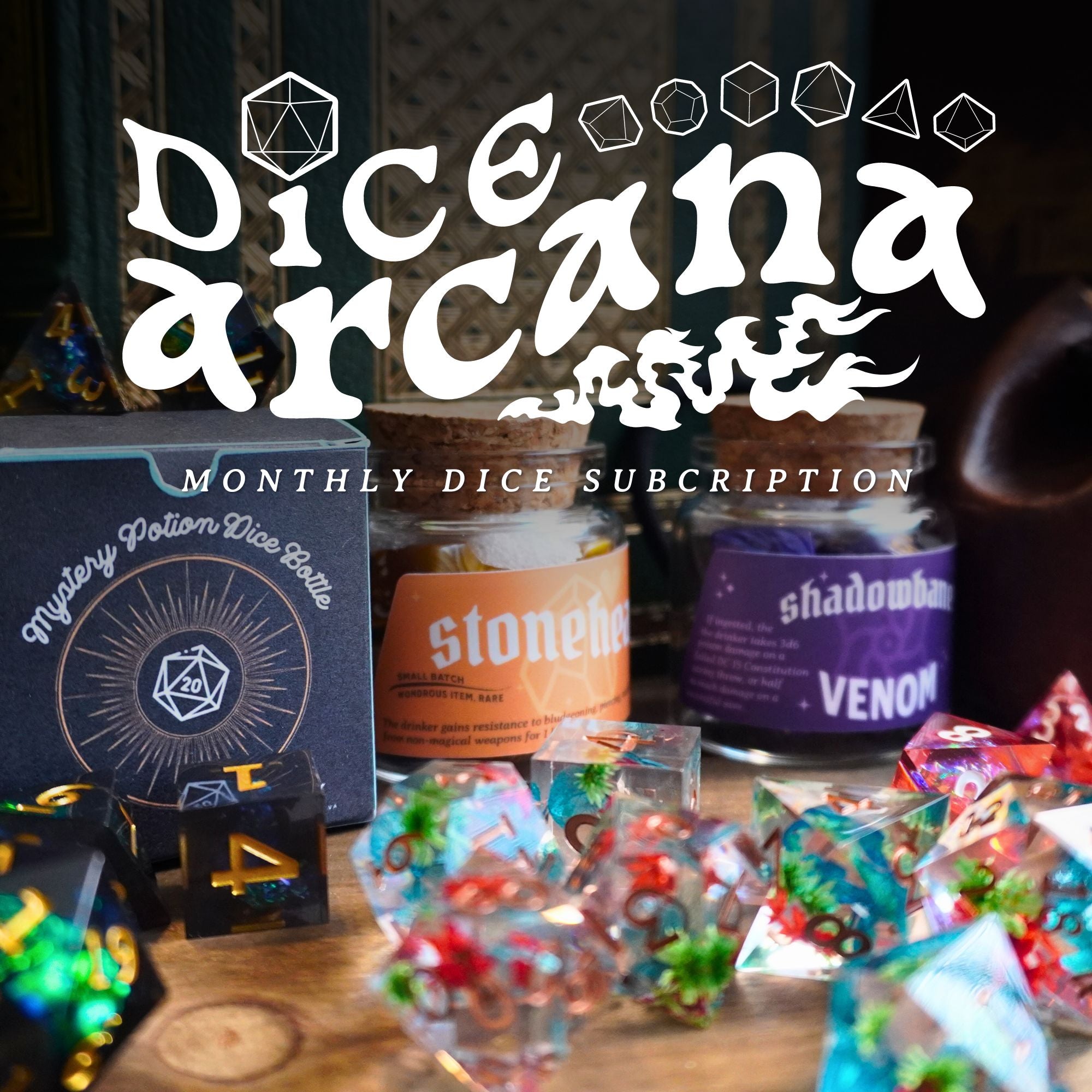 D&D Dice Arcana Subscription Box