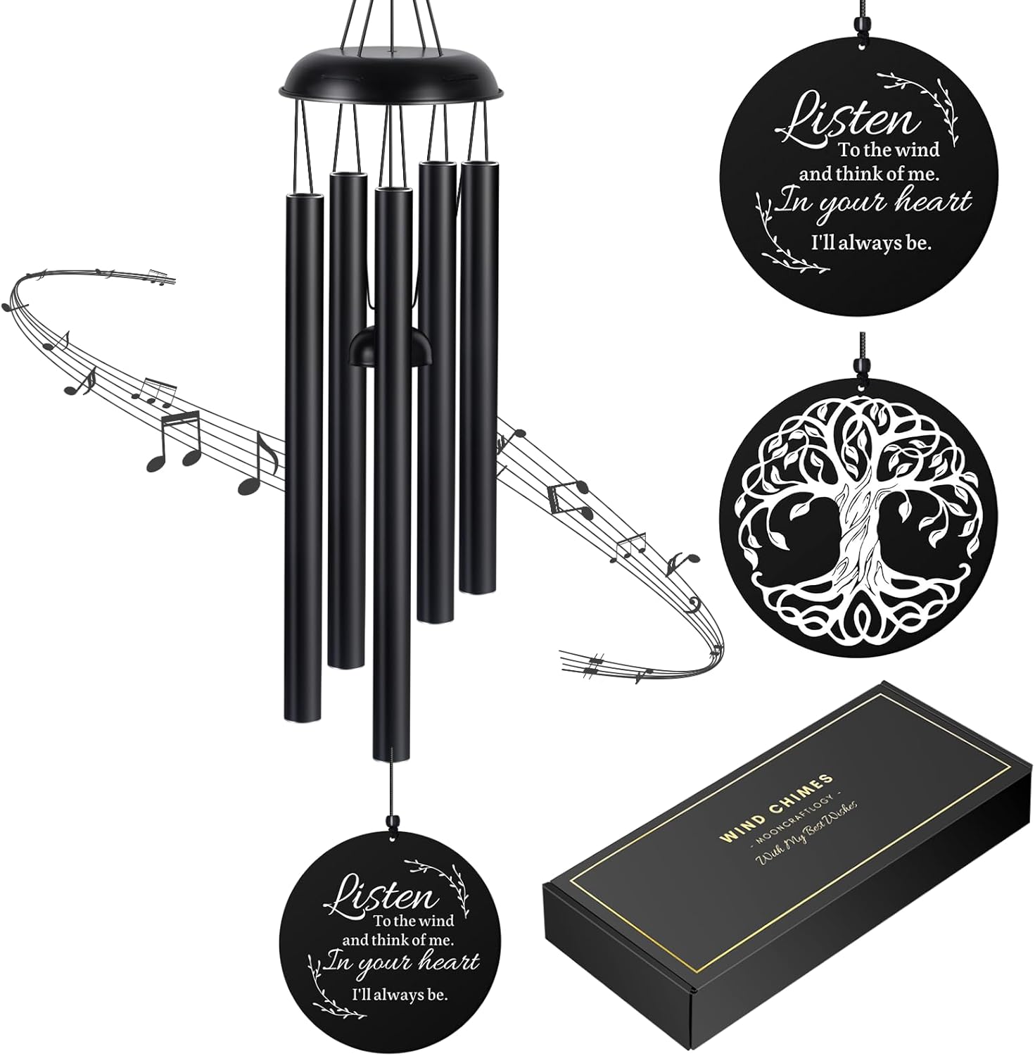 Mooncraftlogy 39" Memorial Wind Chimes