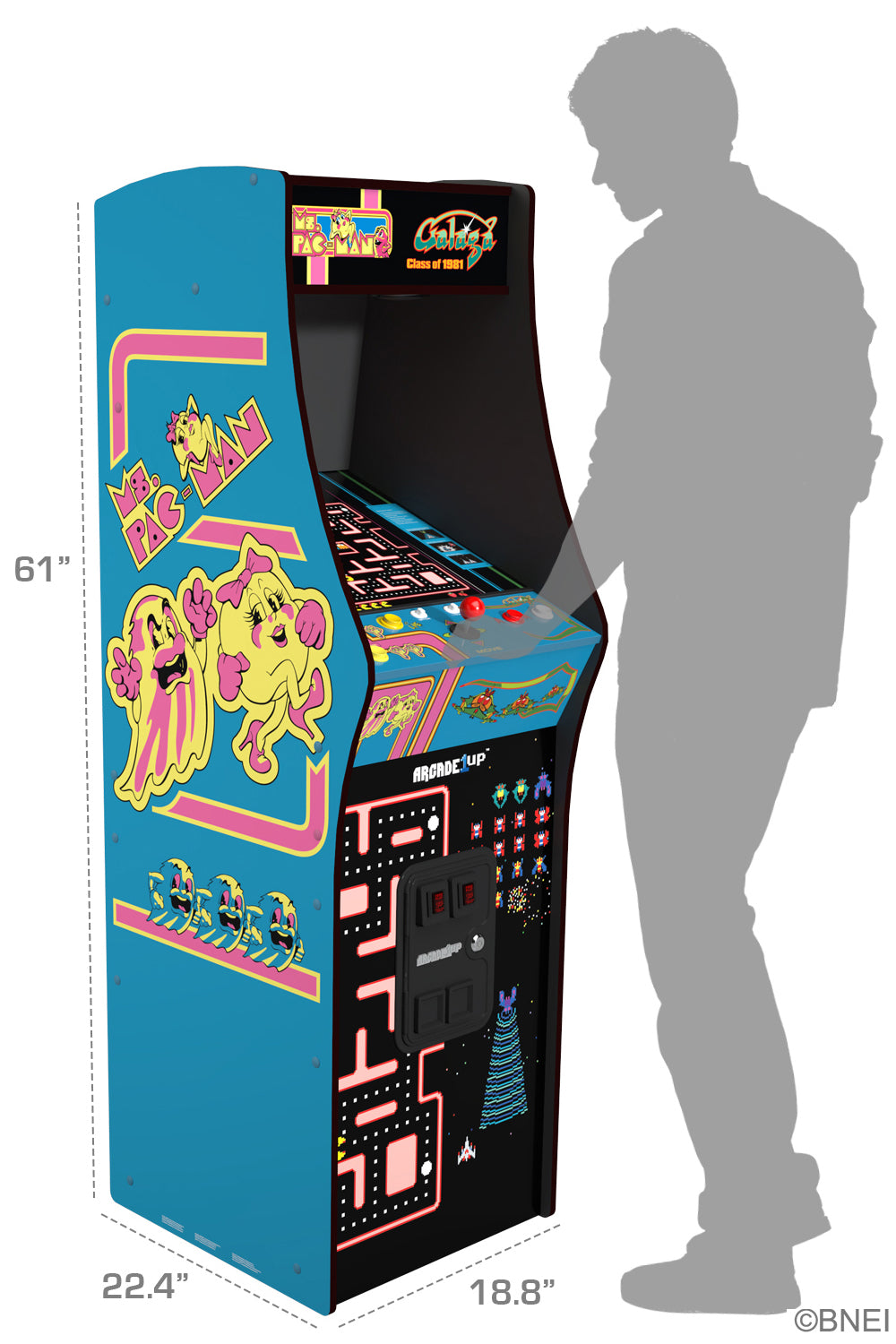 Arcade1Up Ms. Pac-Man/Galaga Cabinet