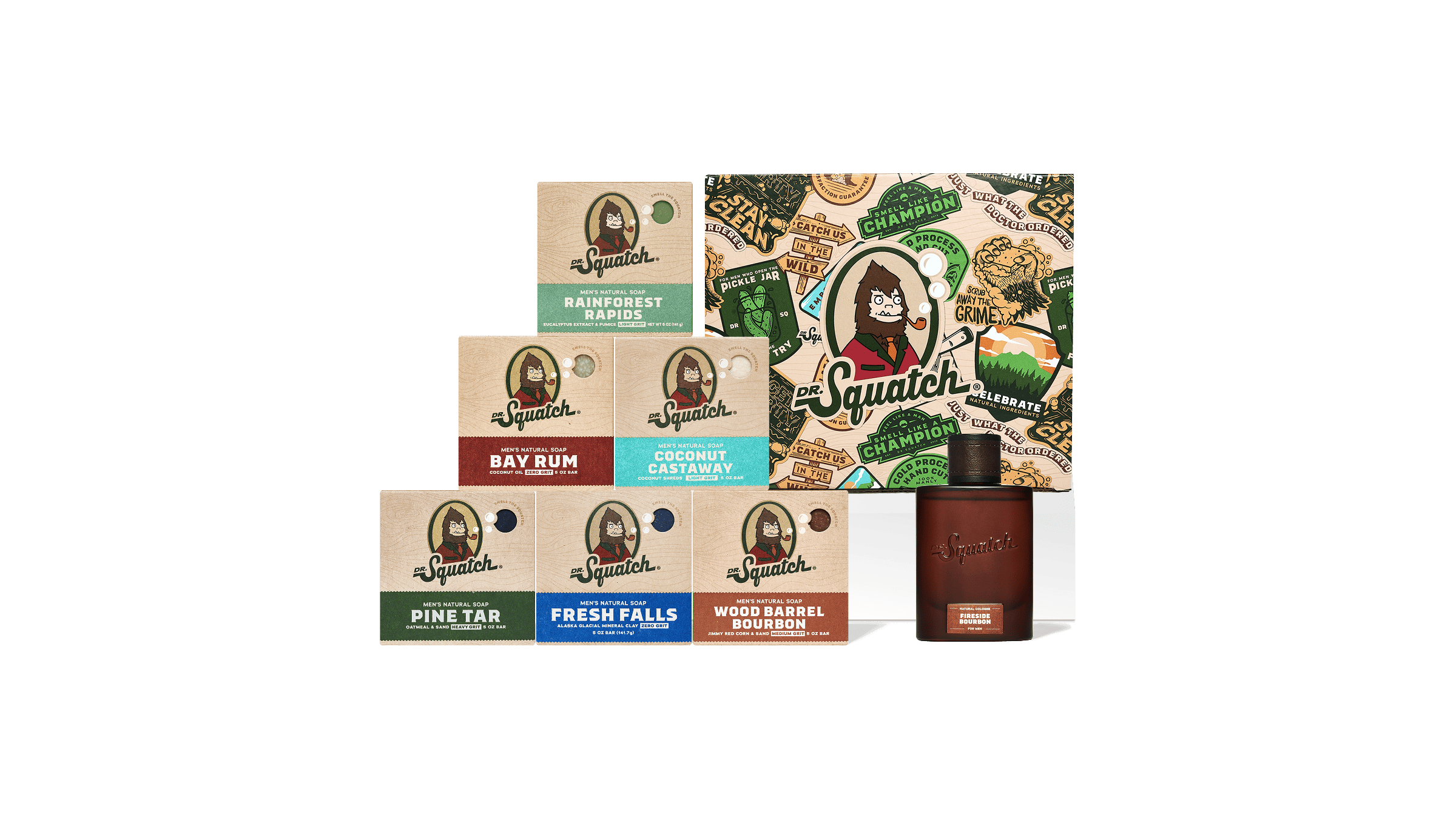 Dr. Squatch Natural Soap and Cologne Gift Box