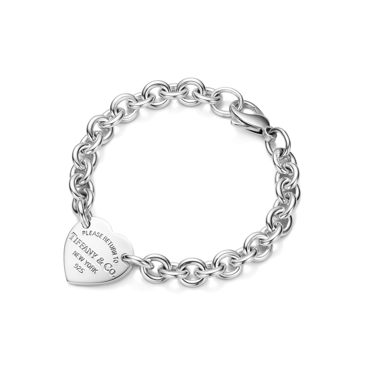 Tiffany & Co. Return to Tiffany Heart Tag Bracelet Sterling Silver