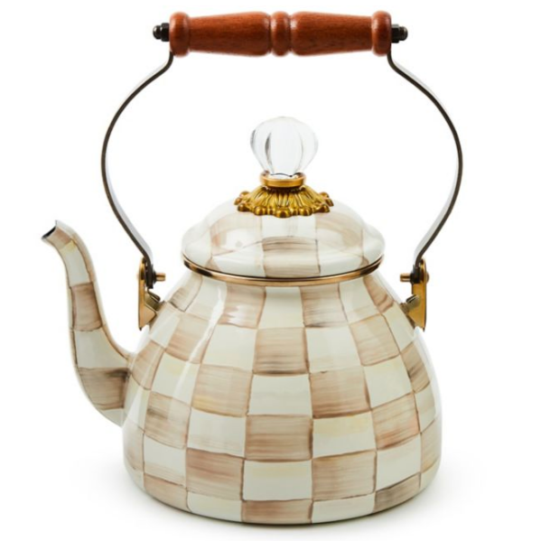 MacKenzie-Childs 2-Quart Enamel Tea Kettle