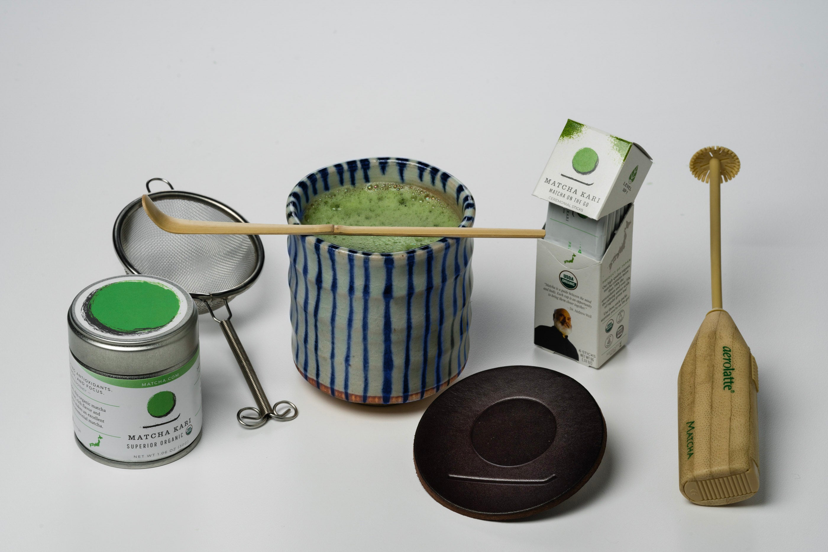 Matcha Ceremonial Grade Starter Set with Whisk