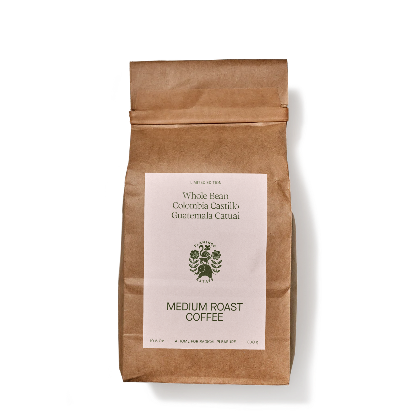 Flamingo Estate Medium Roast Coffee Whole Beans 12oz