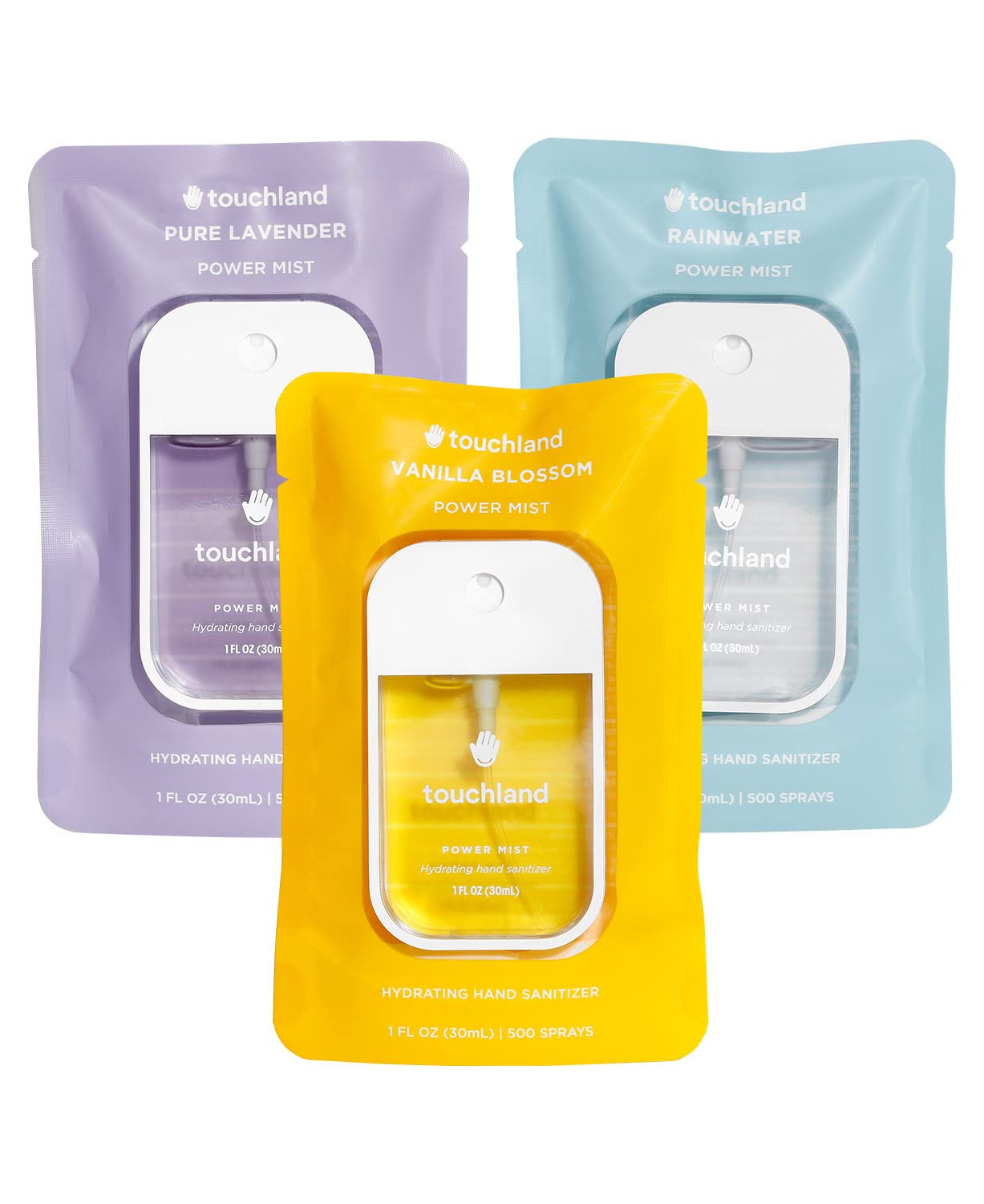 Touchland Hydrating Hand Sanitizer Spray Trio Set
