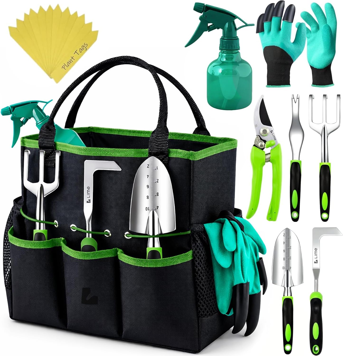 GROWIT Heavy Duty 23-Piece Gardening Tool Set