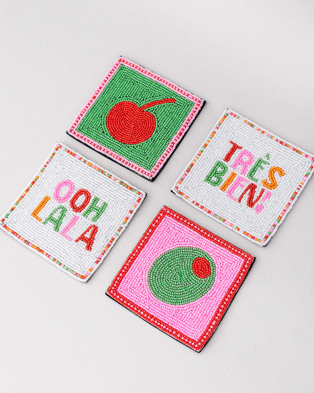Ban.do Cocktail Beaded Coaster Set