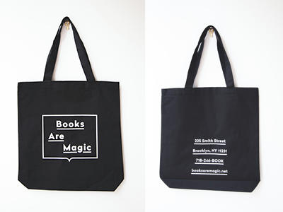 Books Are Magic Literary Tote Bag