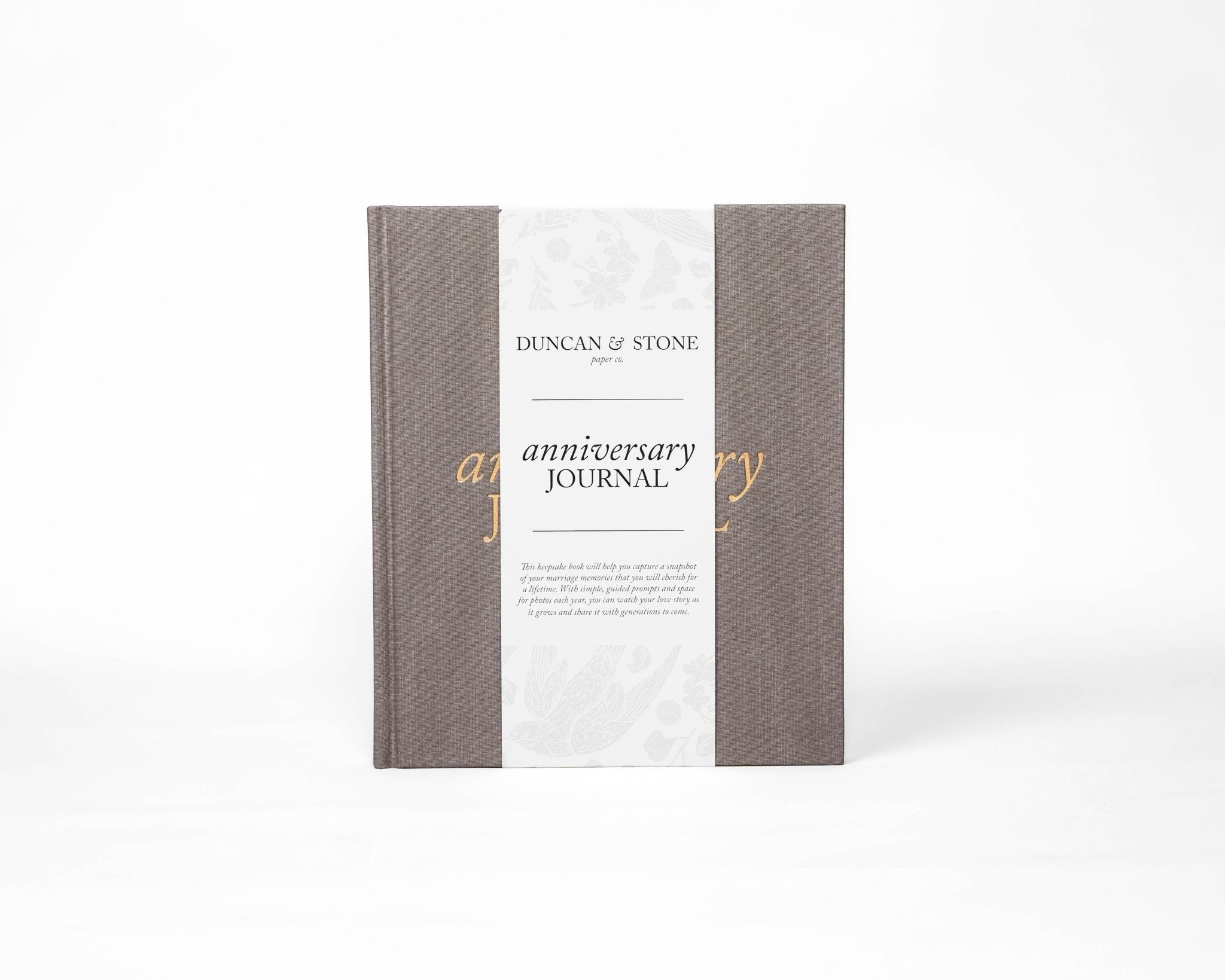 Duncan and Stone Anniversary Keepsake Journal