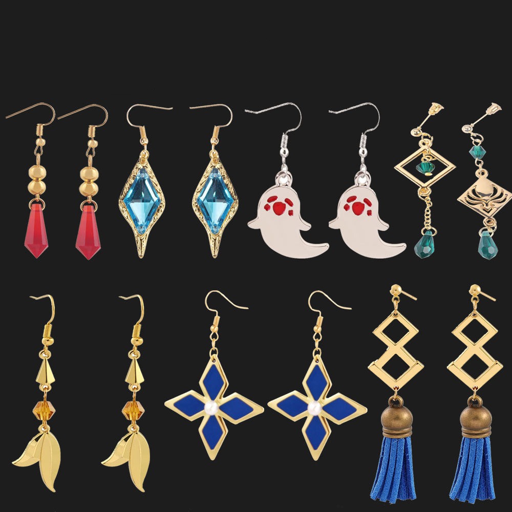 Genshin Impact Earrings by Studio Thebe
