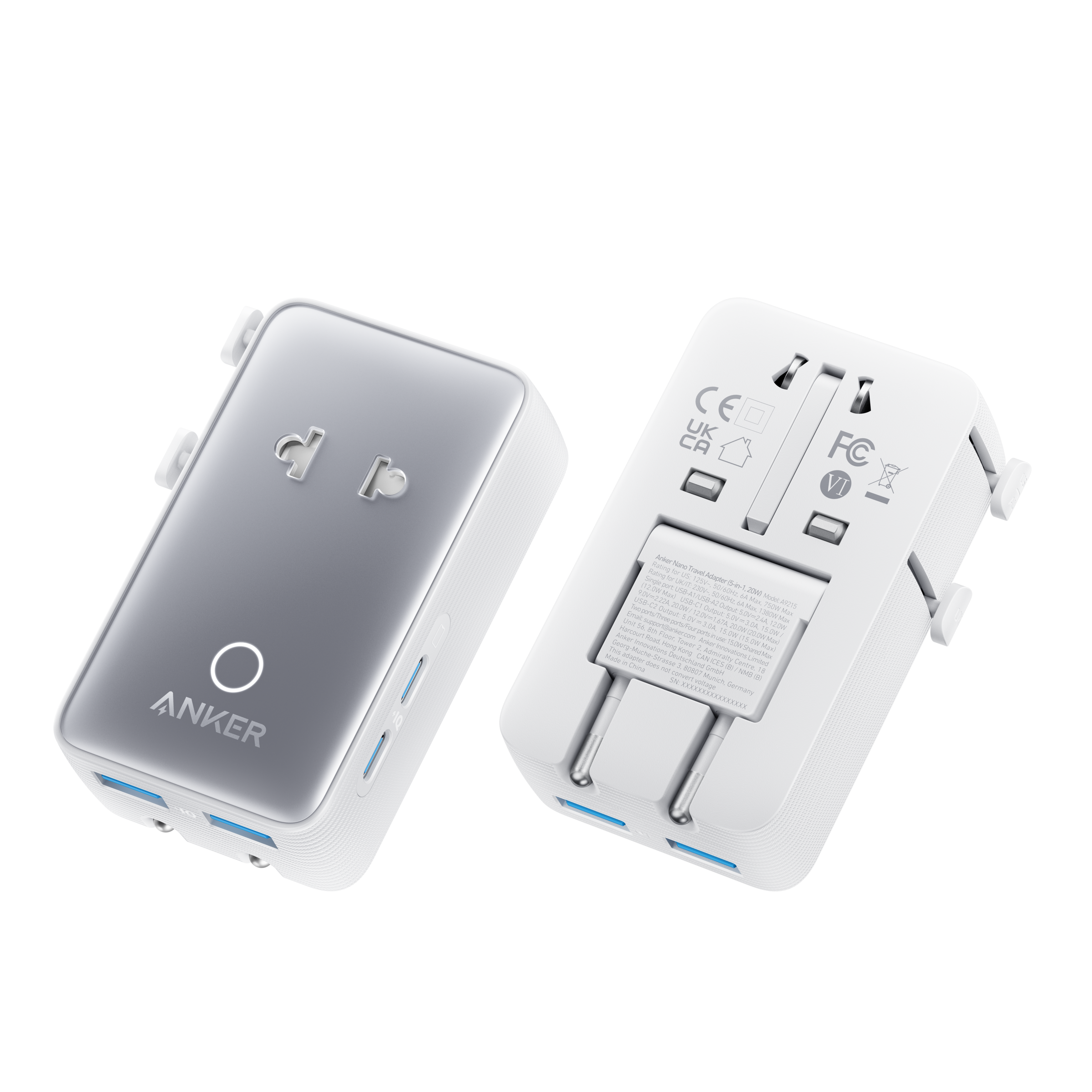 Anker Nano Travel Adapter USB-C